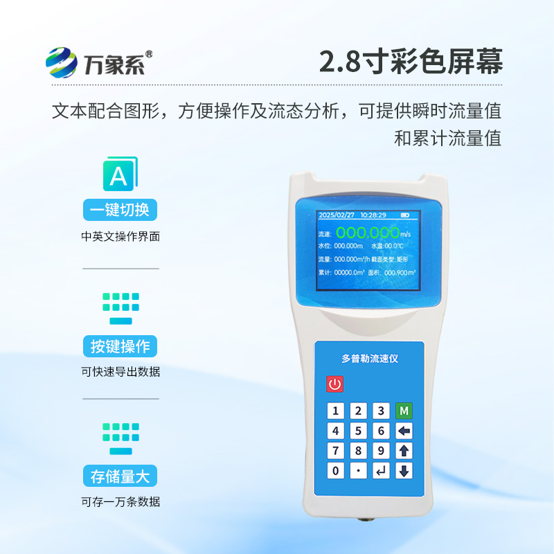 流速流量測量的好幫手，超聲波多普勒流速儀！